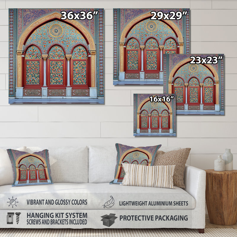 Repose-pieds ottoman Istanbul Turquie porte II, H 16 po x l 16 po x P 0,84 po