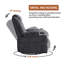 Fauteuil inclinable électrique berçant Red Rock-285194890