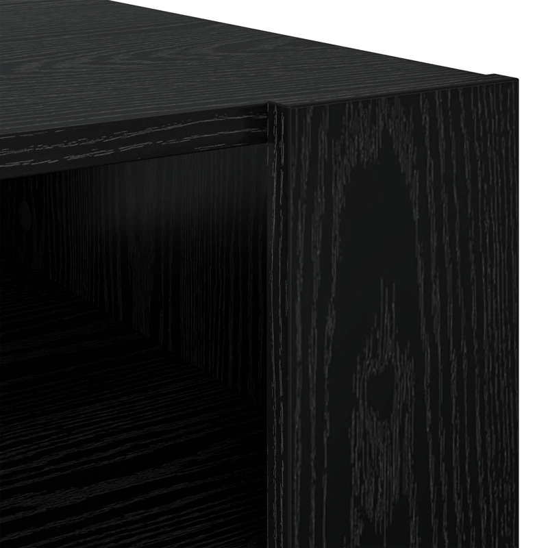 Coffee Table with Storage, 45cm. H x 92cm. L x 53cm. W, Black Oak