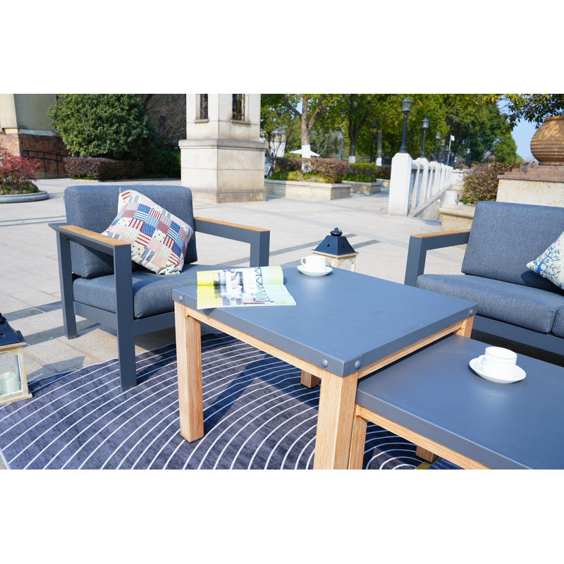 4 - Person Patio Conversation Set with Cushions