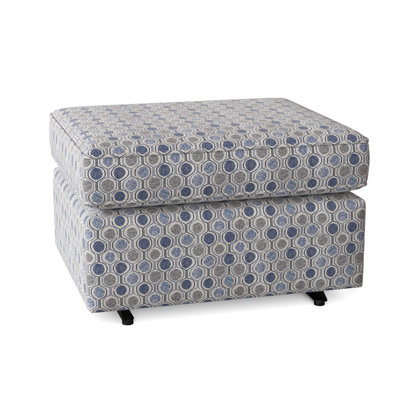 Hagen 26" Rectangle Ikat Standard Ottoman