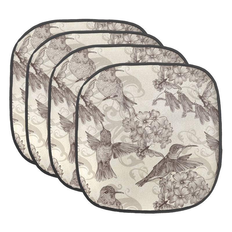 Coussin de siège papillon