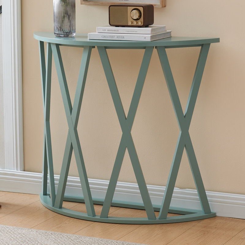 Table d'appoint Vienna, Bleu glacier