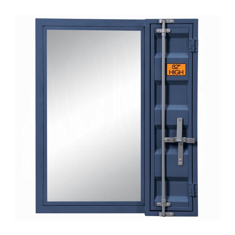 Miroir de salle de bain Cargo, Bleu