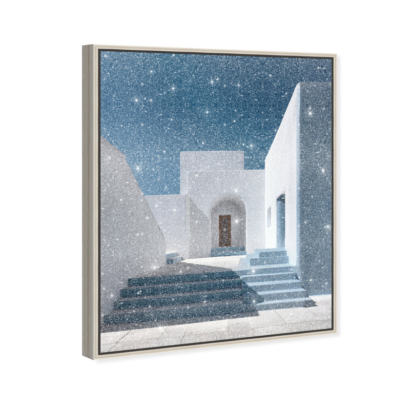 Monolithic Archway Print by Oliver Gal, 21"H x 17"W, Silver Floater Frame