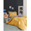 Ensemble de housse de couette simple jaune, 53,1 po x 78,7 po | 65% coton / 35% polyester, 120 fils | Lavable à la machine, housse de couette et enveloppe à fermeture à boutons | Literie douce et confortable pour un sommeil douillet