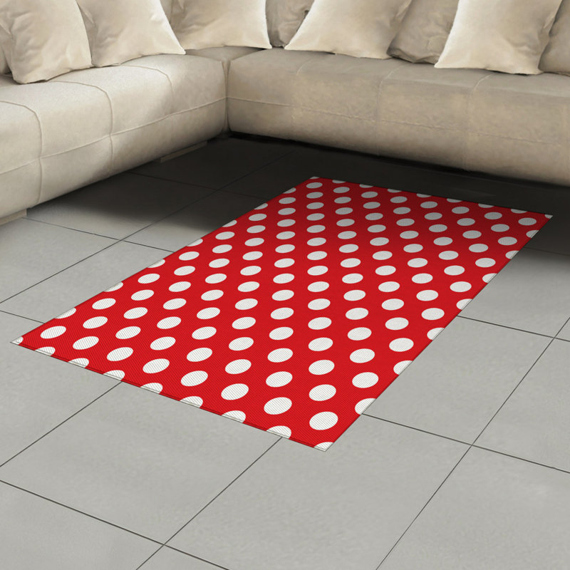 Retro High Density Long Fiber Poly Threads Decorative Area Rug Carpet, Rectangle 4' x 5'8"