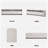 Dulane 70'' Modern TV Stand with Open Shelf&Large Storage Space for TVs up to 75'',White-977339615