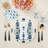 Gem Sapphires Cotton Sateen Dinner Napkins-124988348