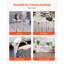 Pupitre portatif pliable 4,16 x 2,18 pi