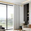 Tringle à rideaux réglable robuste avec embouts en cristal - Tringle à draperie décorative dorée moderne pour le salon, la chambre à coucher, le patio, le mur ou le plafond