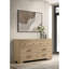 Commode 6 tiroirs en chêne clair