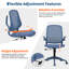 Chaise de bureau ergonomique à accoudoirs rotatifs-1653524261-1653524283
