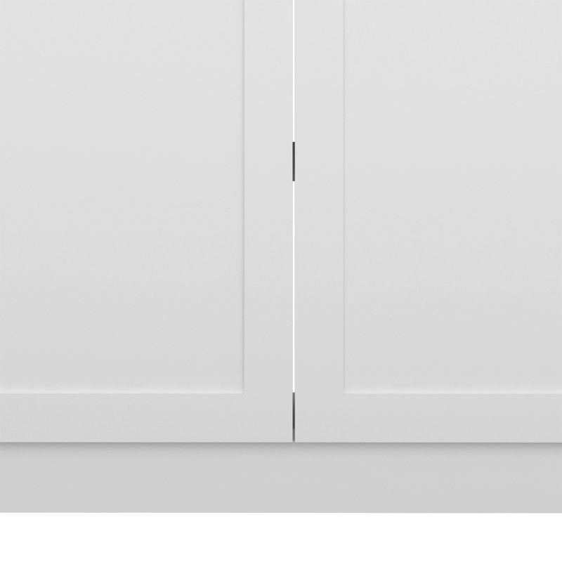 Perseus 2-pc Kitchen Cabinet Set includes Countertop base unit and wall mounted Cupboard