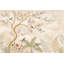 Papier peint mural botanique, branche florale, pastel doux, décoration murale amovible-351778026-351778027