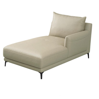 Chaise longue inclinable en similicuir