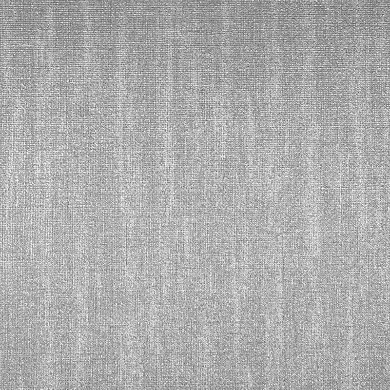 Chenille Vinyl Metallic Wallpaper Roll, Gray/Silver