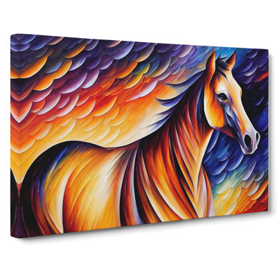 Horse Painting Vol.1 Abstract - Wrapped Canvas