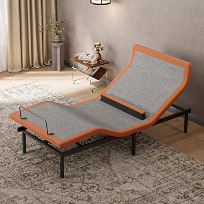 Adjustable Bed Frame Only, Head And Foot Lift, Lumbar Support, Head-Pillow-Tilt, Massage, Under-Bed Lights, USB & Type C Ports, Memory Positions, Zero Gravity, E6000 Series