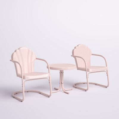 Ensemble de conversation en métal pour 2 personnes Burley