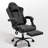 PU Leather Adjustable Gaming Chair, Ergonomic Desk Computer Chair with Headrest, Footrest and Lumbar Support-50490351