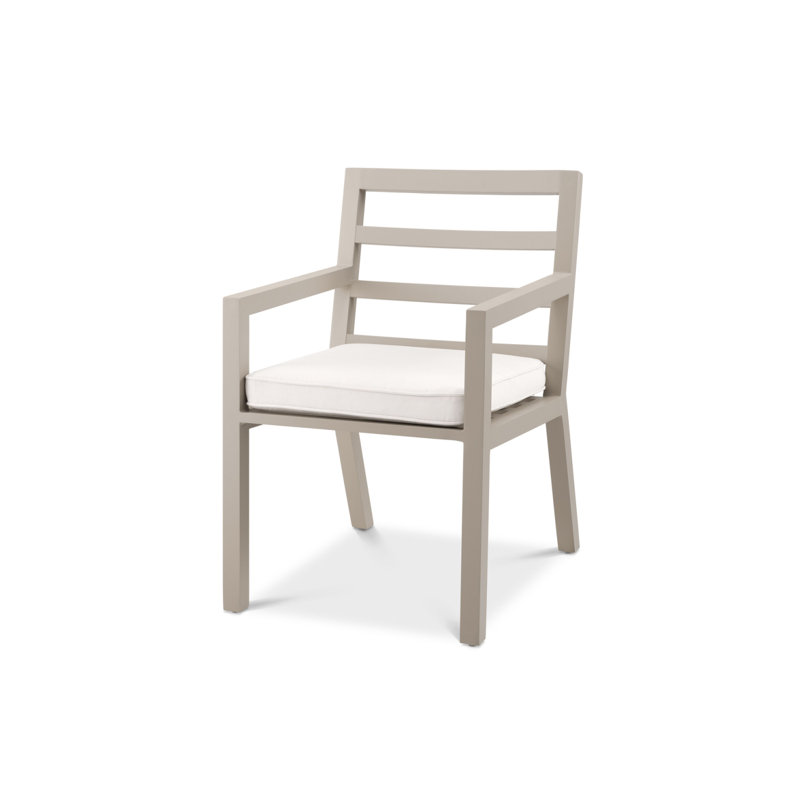Delta Outdoor Dining Armchair, Sand