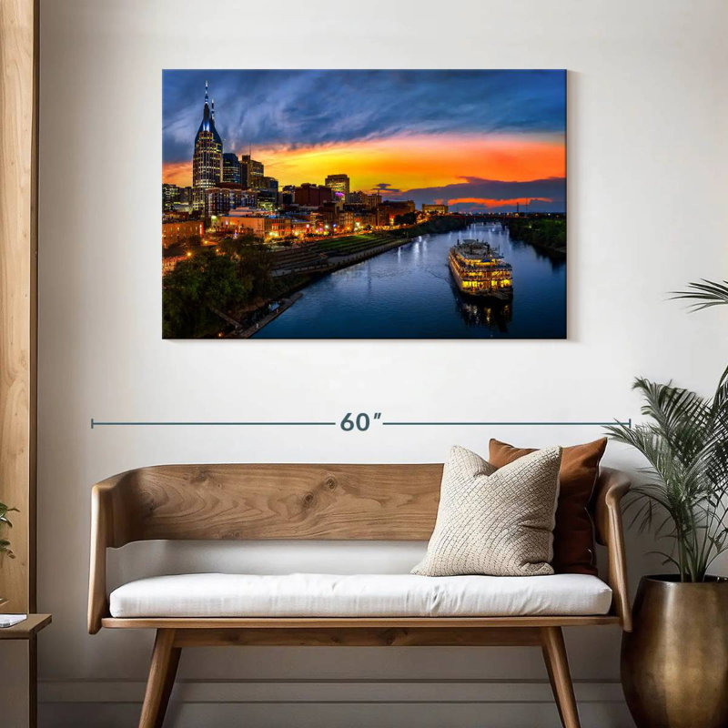 Croisière sur la rivière Nicci Nashville, H 30 po x l 45 po