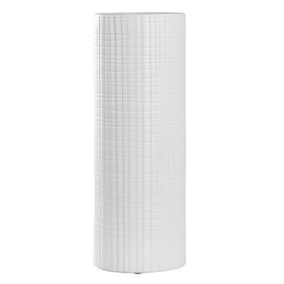 Lutina Ceramic Table Vase - Matte White