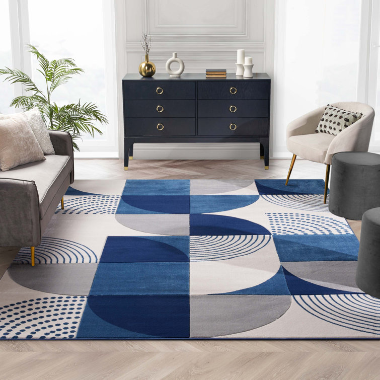 Tapis bleu Clyte