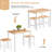 2 - Person Four Leg Dining Set-631937972
