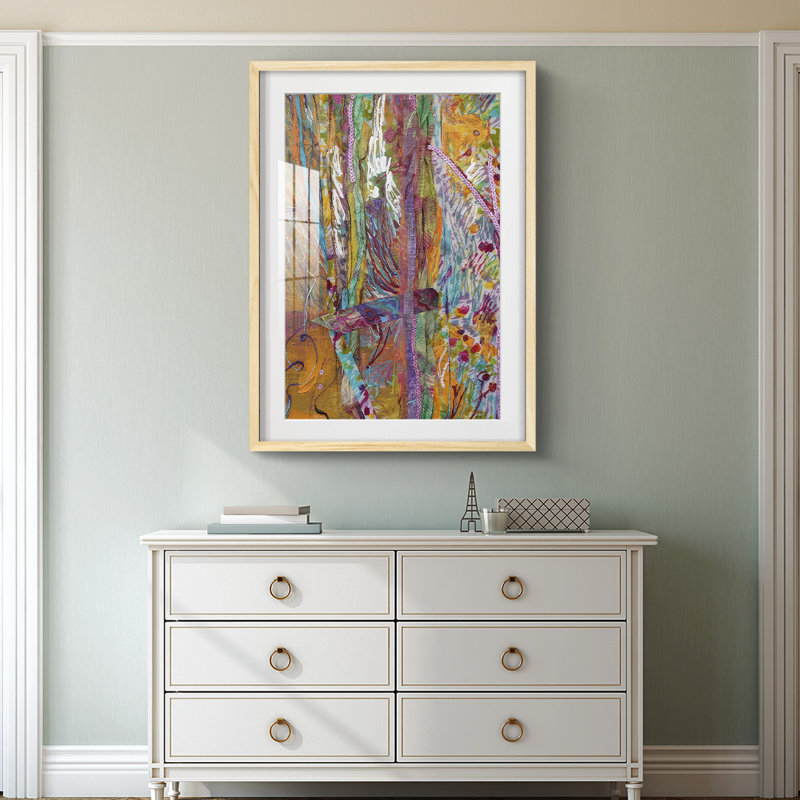 Waking Dream III -Framed Print, Natural, 25.5" H x 17.5" W