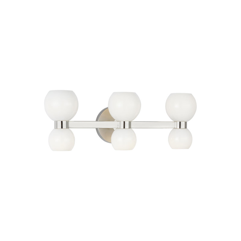Londyn 6 - Light Vanity Light, Polished Nickel