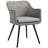 Endeavor 5 Piece Wicker Rattan Dining Set in Gray