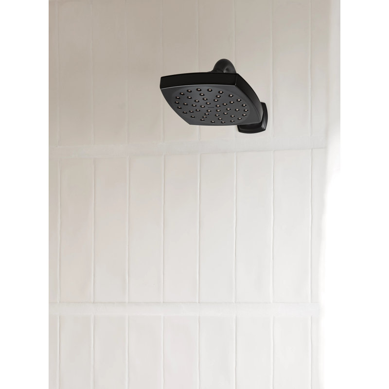 Ensemble de garniture de baignoire et de douche à 1 poignée M-CORE 3-Series Voss de Voss, valve requise, Noir mat