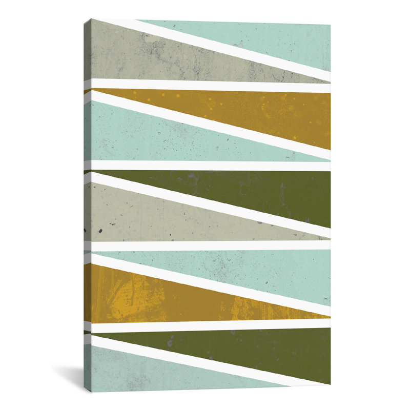 « 90 degree triangles i »-impression sur papier, H 40 po x l 26 po x P 1,5 po, Toile