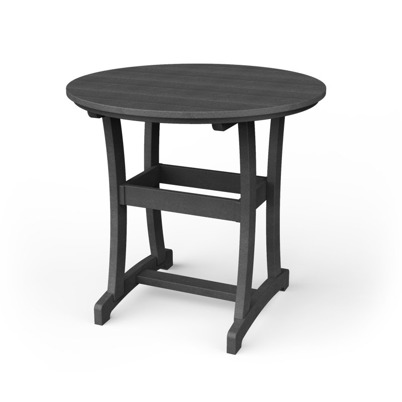 Table de bar Stella, H 42 po x l 42 po x P 42 po, Gris