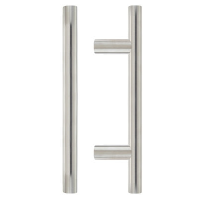 19Mm Guardsman Pull Handle - 300Mm  - Grade 201 - Bolt Through Fixings