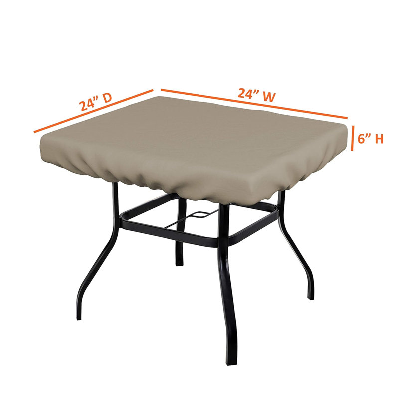 Outdoor Cover, Beige, 15.2cm H x 61cm W x 61cm D