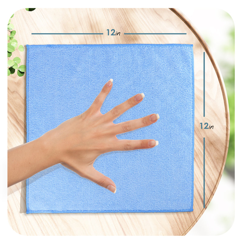 Microfiber Cleaning Cloths, Blue