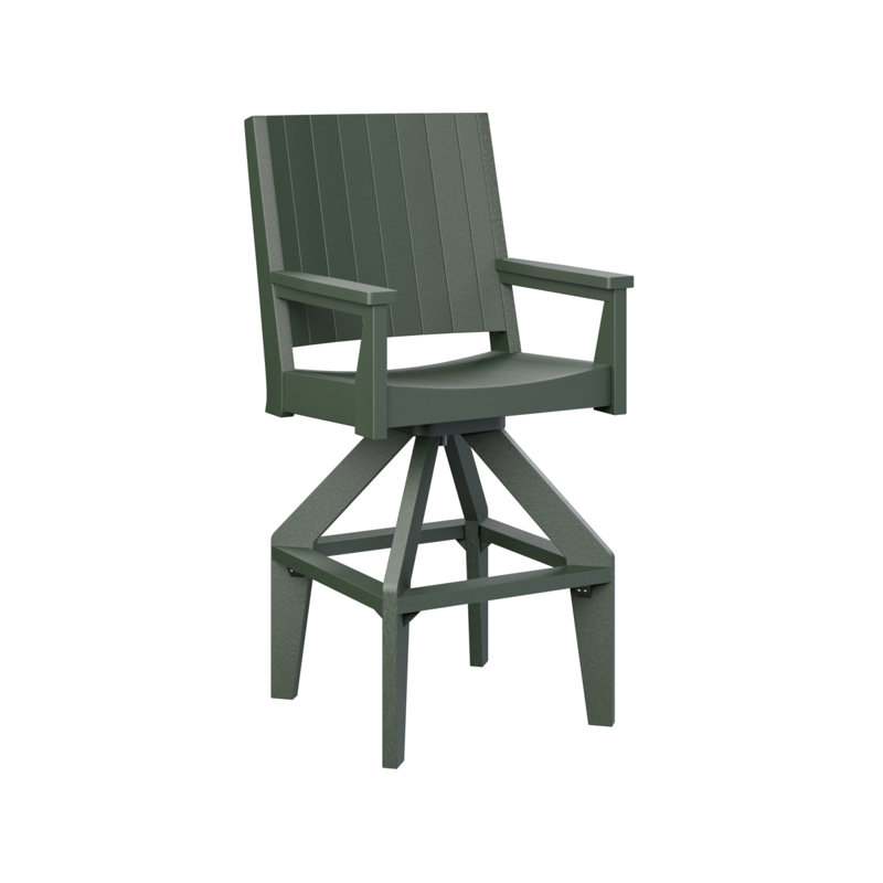 Mayhew Outdoor Bar Stool, 28.5", Aruba Blue