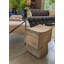 Tabouret d'appoint en bois massif Ramsdell