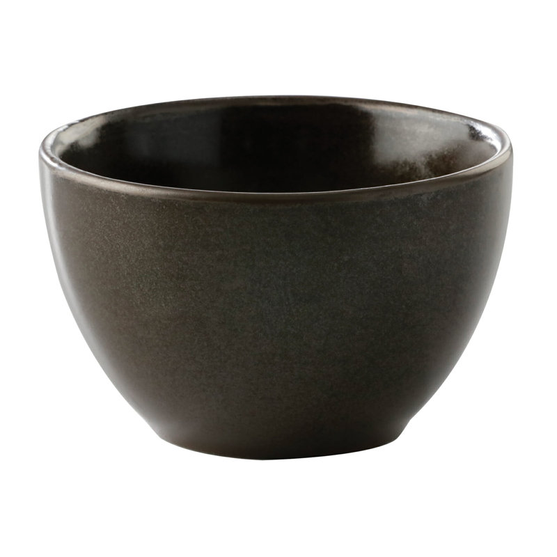 G.E.T. High-Strength Ceramic Bouillon Cup, 8.8 Ounce, Brown (Set of 12)