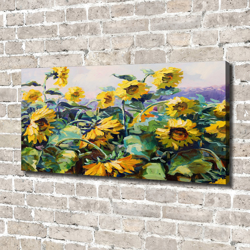 Sunflowers - Wrapped Canvas Print