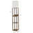 Latitude Run 63" Column Floor Lamp with Outlet and Drawer-931223447