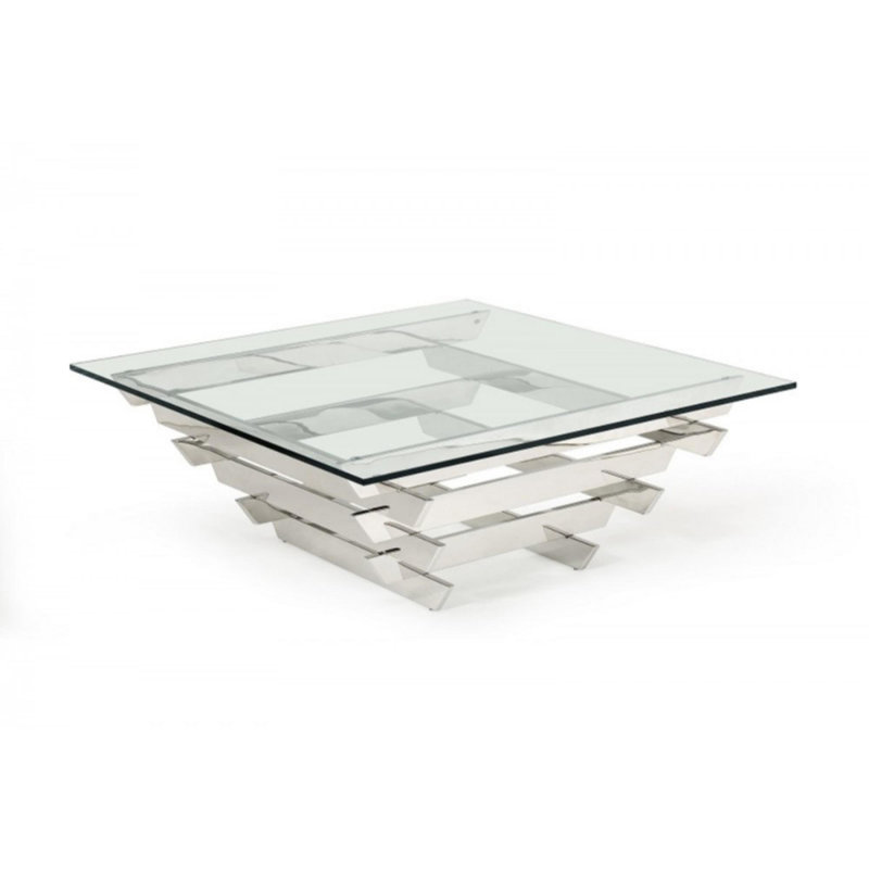 Sadet Glass Top Coffee Table
