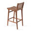 Tabourets de bar en teck Paramus