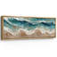 Art abstrait de vagues côtières, photos de salon, impression sur toile encadrée-1639738428-1639738430