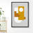 Rectangle, cercle et Polygones Intesect Together - reproduction de cadre flottant sur toile-63354206-63354205