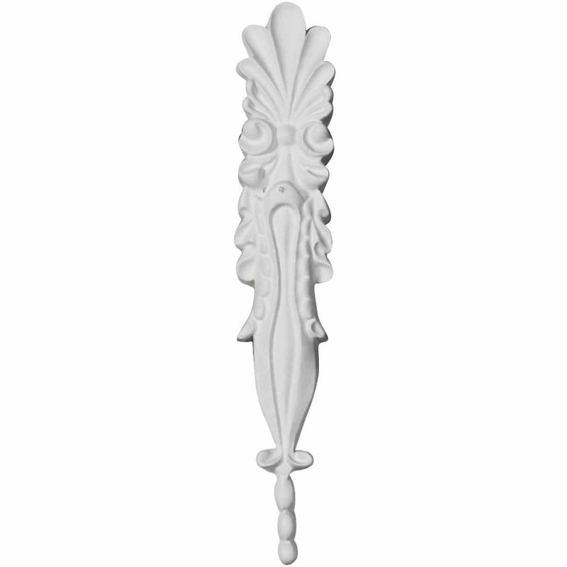Shell 6.75'' H x 1.25'' W x 0.5'' D Urethane Onlay Scroll