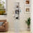 Slim Wooden Storage Cabinet With 3 Drawers, 2 Hooks, And Ample Shelves For Modern Home Organization